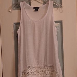 Miss Chievous White Crochet Top